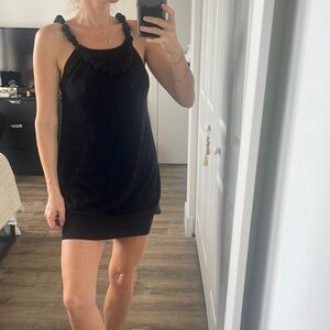 Anne Fontaine Marbella bubble trim cotton dress